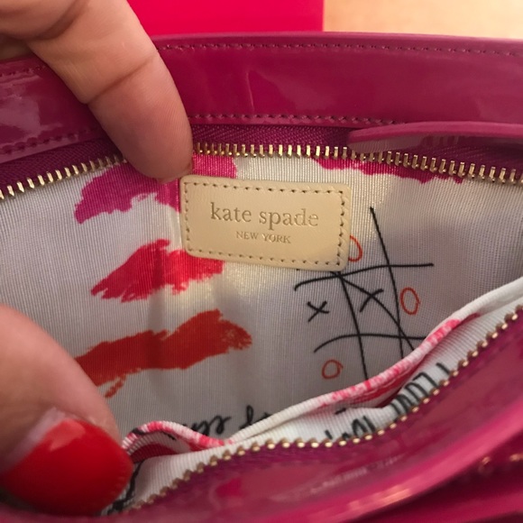 💯 Authentic Kate spade Pink Clutch with Strap - Picture 4 of 8
